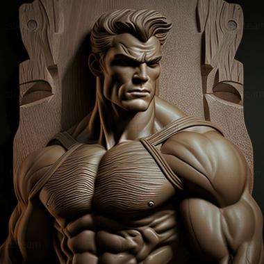 3D model Rob Liefeld (STL)